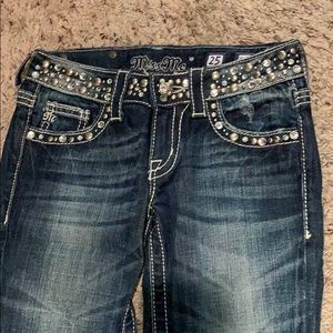 NEW Miss Me Dark Bootcut Jeans